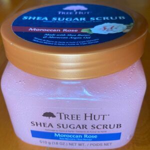 Tree Hut Moroccan Rose Shea Sugar Scrub, 18 oz NEW